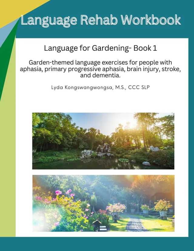 Language for Gardening workbook cover